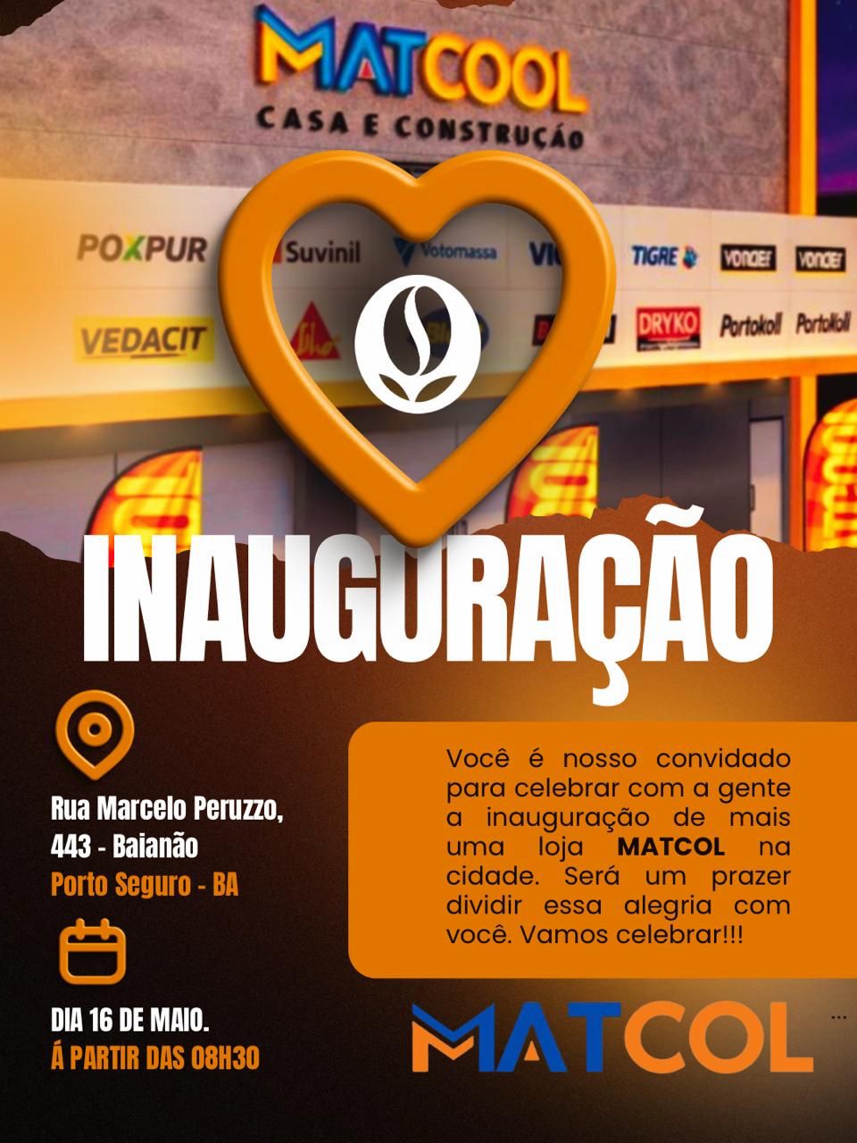 Nova opção para construção e reforma no Baianão: MATCOL inaugura filial e amplia presença em Porto Seguro