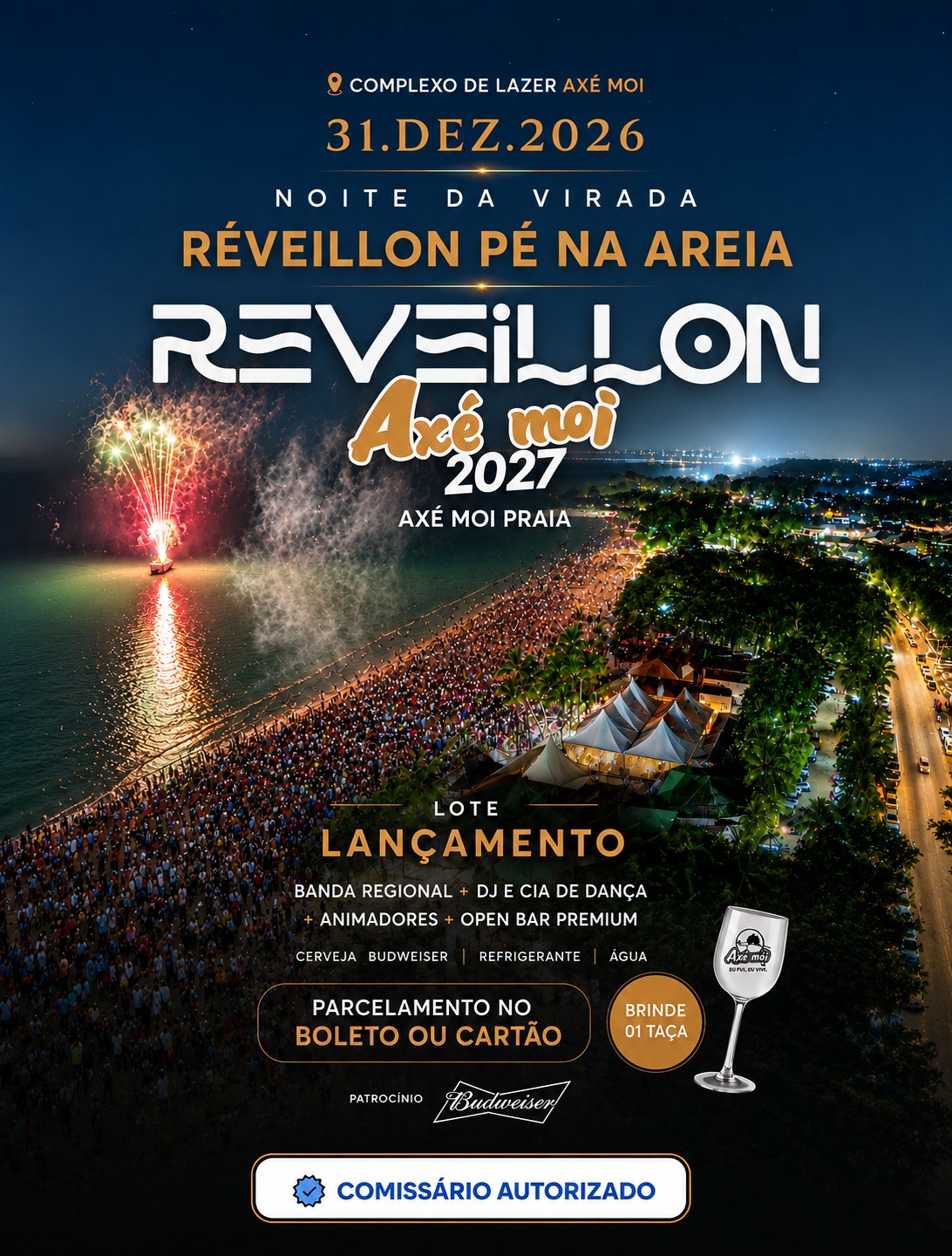 Grupo Axé Moi lança a festa da Noite da Virada!