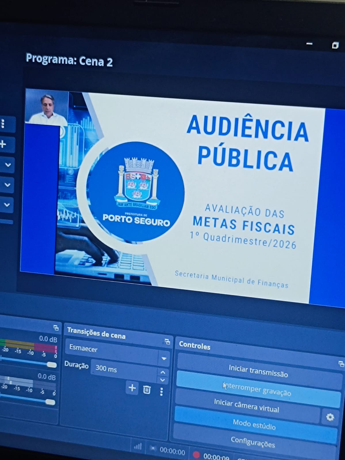 Prefeitura de Porto Seguro apresenta avaliação das metas fiscais do 1º quadrimestre de 2026 em audiência pública