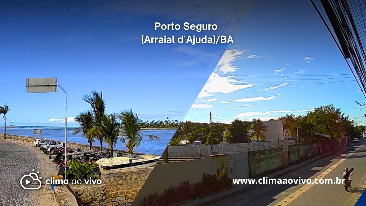 Porto Seguro ganha mais duas câmeras que monitoram o tempo ao vivo