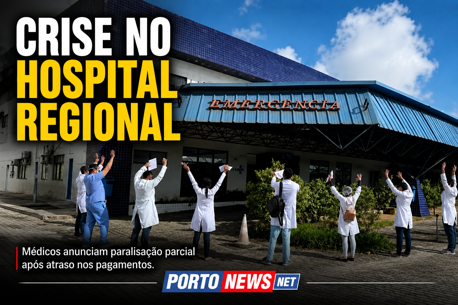 Hospital Regional de Porto Seguro enfrenta nova crise e médicos anunciam paralisação parcial