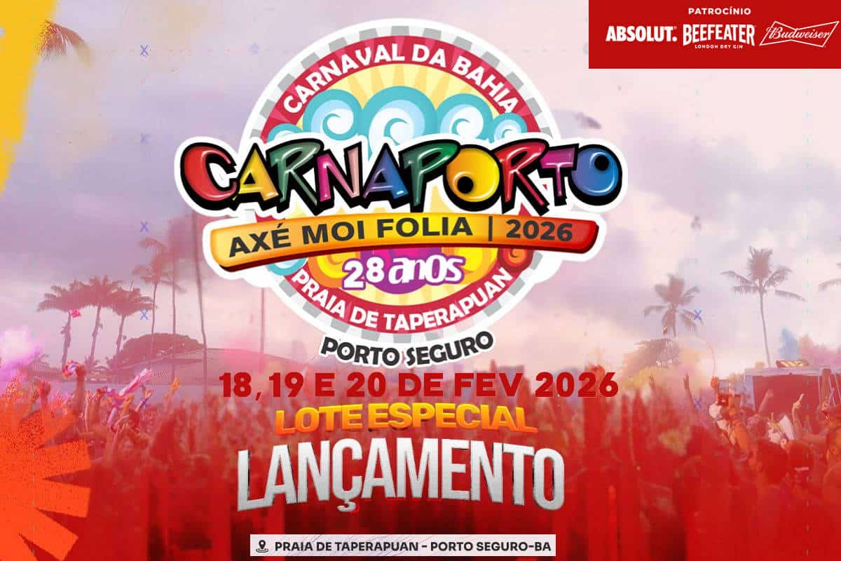 Ele chegou: Carnaporto Axé Moi 2027 está em Pré-Lançamento