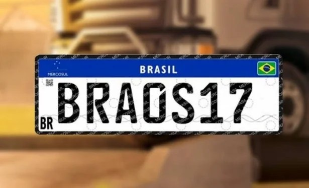 Novas placas do Mercosul passam a ser obrigatórias a partir de 31 de janeiro