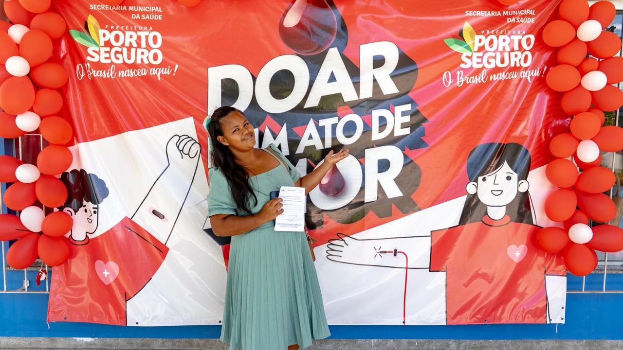 Porto Seguro registra sucesso em campanha de doação de sangue e anuncia nova data